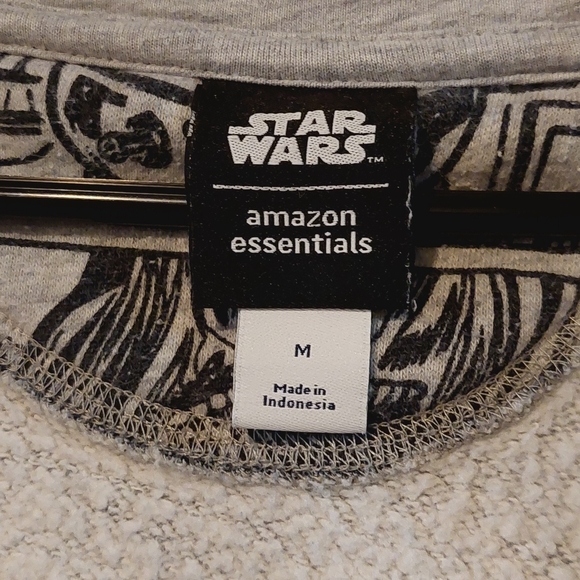 Star Wars Graphic Zip Up Sweater - Black and Gray - Picture 5 of 5